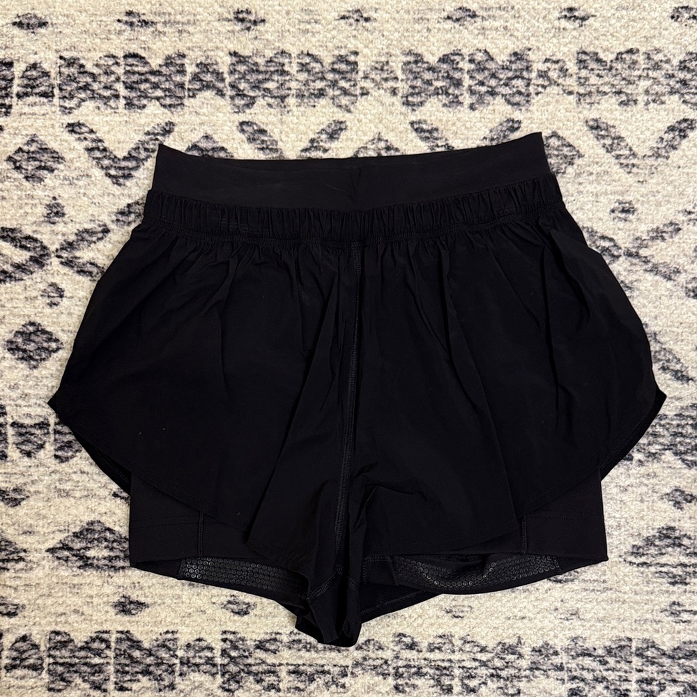 Lululemon Running Shorts - Translucent 2 in 1 High Rise Short